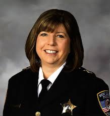 It is a bittersweet day for us here at the New Lenox Police Department, as  today is officially, Chief Di Sandro's last day. We celebrate Chief April  Di Sandro's retirement after having