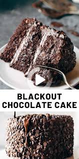 Torta Al Cioccolato Blackout In 2020 Chocolate Recipes Chocolate Desserts Desserts