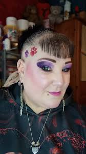 Happy Friday the weekend is here....so is purple Friday as always....black  and a couple of purple shades and a bit of silver..heavy