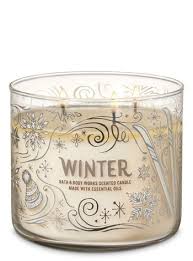 Winter 3 Wick Candle Bath And Body Works Bath Body Works Candles Winter Candle Bath And Body Works Perfume