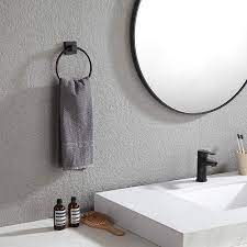Maybe you would like to learn more about one of these? Buy Bgl Towel Ring Black Hand Towel Holder Ring Hanger For Bathroom Kitchen Metal Round Towel Holder Wall Mounted Towel Rack 2 Pack 206322 Online In Turkey B08tlwj43d