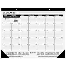At A Glance Sk2400 22 X 17 Monthly January 2021 December 2021 Desk Pad Calendar In 2020 Desk Calendar Pad Desk Pad Easy Writing