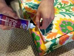 I bet you can think of a few ways to add your own personal style to this simple no sew cover for your dining room chairs or any chair with a straight back. 20 Easy To Make Diy Slipcovers That Add New Style To Old Furniture Diy Outdoor Cushions Diy Outdoor Seating Diy Patio Cushions