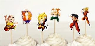 Ready to use transparent png files for creative projects. Amazon Com Dragon Ball Z Dessert Cupcake Toppers For Birthday Party Pack Of 24 Grocery Gourmet Food