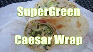 Vegetarian Supergreen Caesar Wrap From Tropical Smoothie Youtube