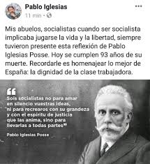 Todas las noticias sobre pablo iglesias possé publicadas en el país. Pablo Iglesias Unidas Podemos Plataforma Ciudadana Facebook