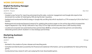 Work Experience On A Resume How To List It Right