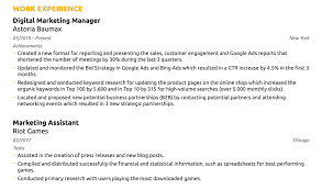 Header that includes your contact details. Work Experience On A Resume How To List It Right