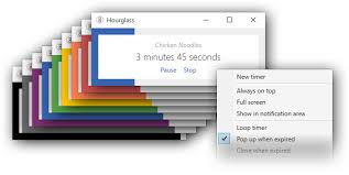 Put a timer for 30 minutes. Hourglass The Simple Countdown Timer For Windows