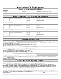blank employment application form template free download free pdf books