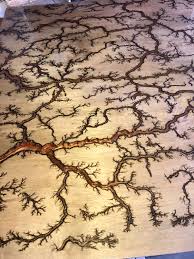 Copper Fractal Inlay Wood Art Projects Wood Burning Art Wood Inlay