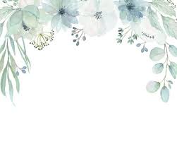 Greenery Watercolor Clip Art White Flowers Eucalyptus Etsy Flower Background Wallpaper Floral Background Cute Tumblr Wallpaper