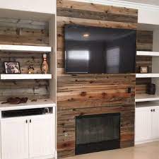 Salted oak is a weathered, distressed oak with darkened edges that provide plank definition. 75 Beautiful Laminate Floor Living Room With A Wood Fireplace Surround Pictures Ideas July 2021 Houzz