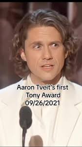 Aaron Tveit won his first Tony Award