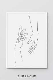 Surreal female face linear contour. Hands Line Drawing Print Minimalist Wall Art One Line Drawing Feminist Print Holding Hands Art Feminist Wall Art Modern Line Drawing Line Art Drawings Drawing Prints Line Drawing