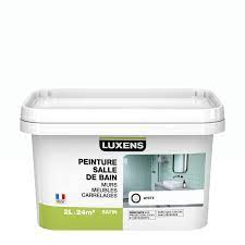Maybe you would like to learn more about one of these? Peinture Salle De Bains Carrelage Et Meuble Salle De Bains Luxens Blanc Satine 2 Leroy Merlin