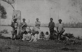 A Family Of Bundjalung People Near Grafton Nsw Australia On The Bank Of The Clarence River Abt 1875 Australian Aboriginal History Aboriginal History Australia History