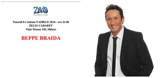 Il suo successo professionale però è arrivato con il programma seven show e poi con zelig in cui ha lavorato dal. Zelig Cabaret Beppe Braida 8 E 9 Aprile 2016 Tablettv