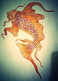 Imagine replicating your flowers in the form of flower drawings! ìž‰ì–´ ë¬¼ê³ ê¸° ê·¸ë¦¬ê¸° Koi Fish Drawing Steemit