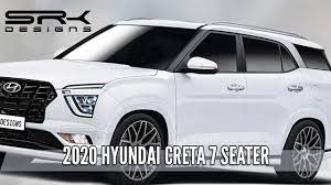 The main talking point on the interior is the added row of seats. Hyundai Alcazar Seven Seater Creta Rendered Launch Next Year