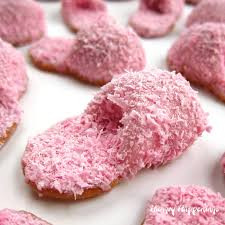 I love anything with peanut butter, and these definitely have plenty of that. How To Make Pink Fuzzy Slipper Cookies Hungry Happeings