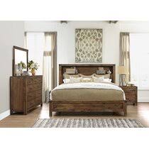 Elegant solid wood bed is covered in a rich dark cherry finish with decorative baseball stitching. Low Profile Loon Peak Bedroom Sets You Ll Love In 2021 Wayfair