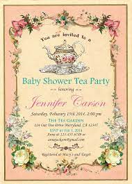 Elegant Baby Shower Tea Party Invitation By Thepaperwingcreation Tea Party Baby Shower Invitations Tea Party Baby Shower Fancy Baby Shower Invitations