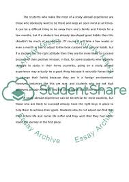 For example, in a creative writing course, the owner of five types of reflection exist and it is important that you elaborate on the type of reflection you are asking. Reflection Journal About Study Abroad Assignment