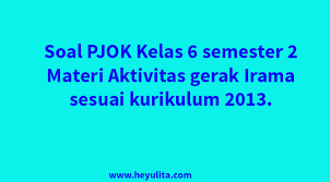 Manfaat mental orang yang rutin melakukan senam irama mampu menggunakan kemampuan berfikirnya secara aktif dan kreatif melalui pemecahan masalah gerak. Soal Pjok Kelas 6 Semester 2 Senam Irama Heyulita