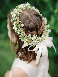 Curly wedding hairstyles long flowing curls are beautiful in lovely half updos and downdos. 14 Adorable Flower Girl Hairstyles