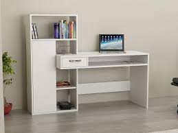 Multiple storage facilities in your desk ensure better organization and easy access to daily essentials. Buy Writing Computer Desk Modern Simple White Functional One Color Decorative Stylish Stable Study Desk Industrial Style Study Laptop Table For Home Office Living Room Study Room In Cheap Price