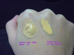 swatch estee lauder double wear double wear light