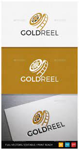 Goldreel Logo Template Logo Templates Logo Design Template Logos