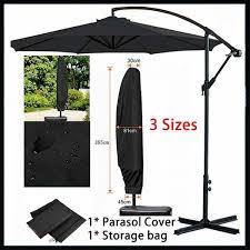 Outdoor patio umbrella cover,garden yard market parasol cover, waterproof outdoor umbrella cover storage zipper bag fits 6ft to 11ft umbrellas. 280cm 265cm 205cm Outdoor Large Parasol Cover Anti Uv Umbrella Cover Cantilever Garden Patio Shield Waterproof Outdoor Cover Only Cover Wish