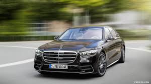 The vehicle is equipped with up to five screens, including the striking new center console that seems to float. 2021 Mercedes Benz S Class Plug In Hybrid Color Onyx Black Front Three Quarter Hd Wallpaper 147
