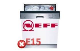 Next, inspect the outlet as it might cause the malfunction. Dishwasher Neff Error E15