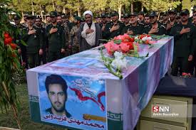تشییع پیکر شهید مدافع حرم محمد مهدی فریدونی در شیراز