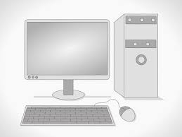 4 Ways To Draw A Computer - Wikihow