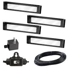These halogen bulbs are made of premium quality materials, which ensure that it is durable. Paradise Garden Light Kit For Stairs 4 Pack Black Gl39895 Reno Depot