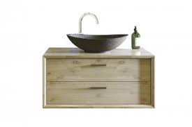 Meuble De Salle De Bain En Bois Massif Hellin