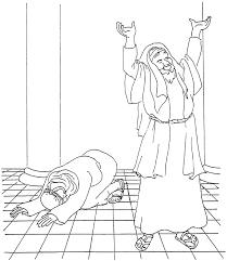 Before the lesson n collect the necessary items for the activities you plan to use. The Pharisee And The Tax Collector Coloring Page Serm