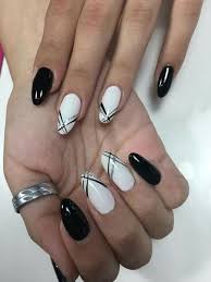 Black And White Nail Ideas 2020 35 Black And White Nails Art Design Ideas In 2020 Black Nail Designs White Acrylic Nails Black And White Nail Art