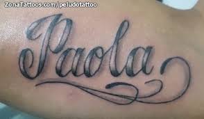Χτυπησε νεο τατουαζ στο κορμι της! Tattoo Of Paola Names Letters
