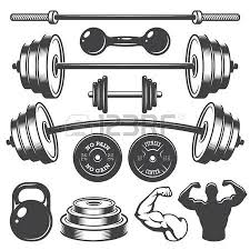 Second Set Of Monochrome Fitnes Emblems Labels Badges Logos Fitness Logo Design Fitness Design Fitness Logo