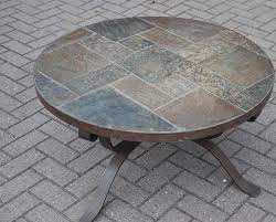 Browse furniture, lighting, bedding, rugs, drapery and décor. Midcentury Wrought Iron And Slate Round Shape Coffee Table Or Cocktail Table For Sale At 1stdibs