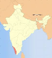 Map of india political map of india showing the state of kerala. Kerala And The God Of Small Things Postcolonial Studies