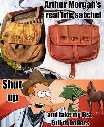 Arthur Morgan Satchel Bag Side Bag Replica Rdr 2 Adventurer Etsy In 2021 Satchel Side Bags Satchel Bags