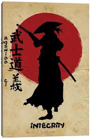 The greatest black karate man to ever live. Samurai Canvas Wall Art Icanvas