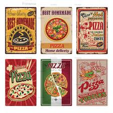 Maybe you would like to learn more about one of these? Pizza Metal Sign Vintage Kitchen Foods Tin Sign Metal Plaque Modern Home Wall Decor Cake Metal Tin For Restaurant Pizza Zone Plaques Signs Aliexpress