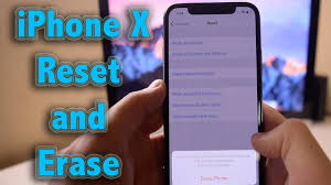 Hard Reset How To Reset And Erase Iphone X Recovery Mode Youtube